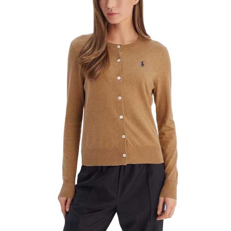 Polo Ralph Lauren Stretch Cotton Blend Crewneck Cardigan image number 0